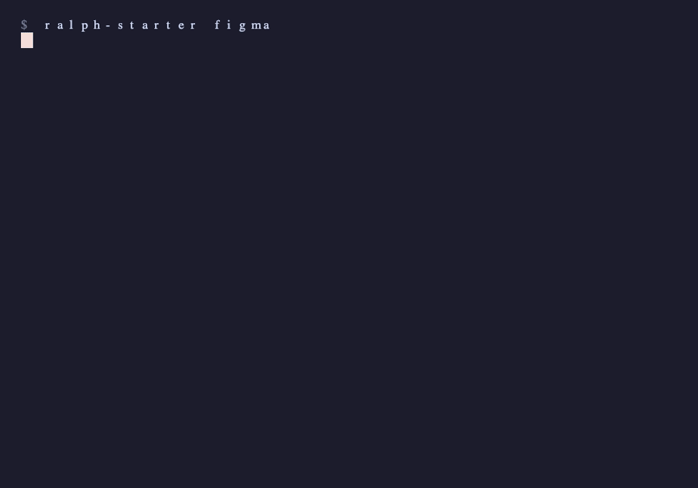 ralph-starter Figma demo